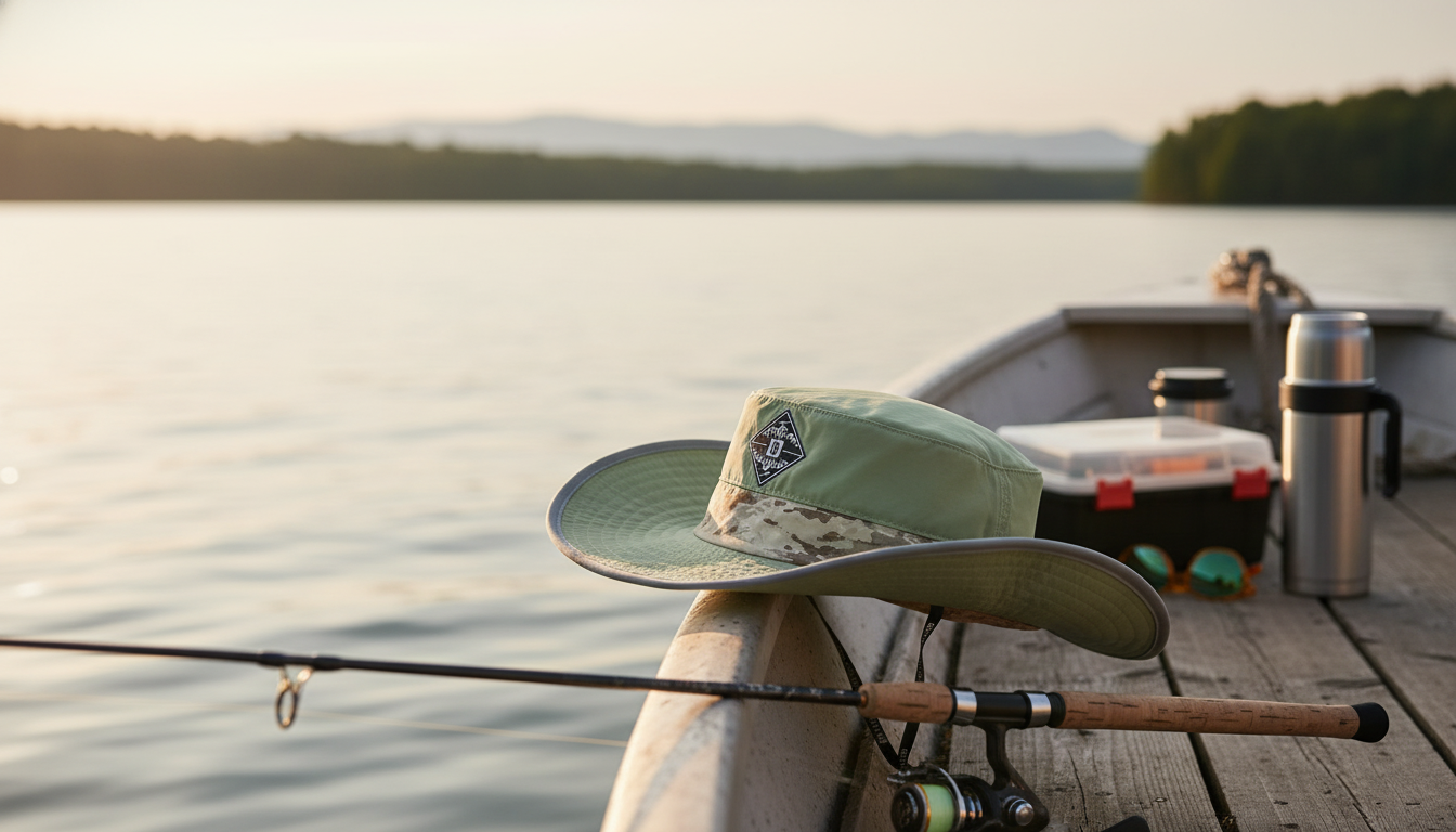 Breathable Sun Hat for Fishing with Reflective Brim