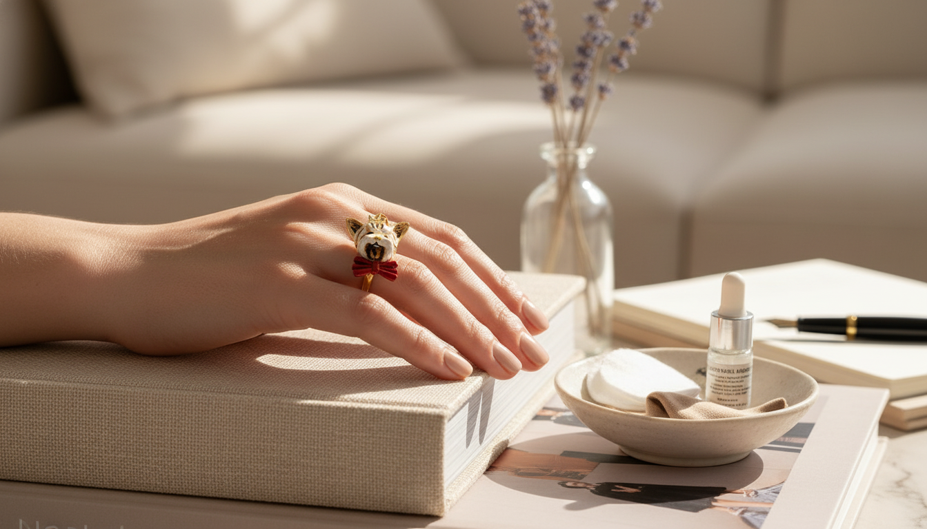 Dolce & Gabbana Gold Dog-Head Ring: Style & Care