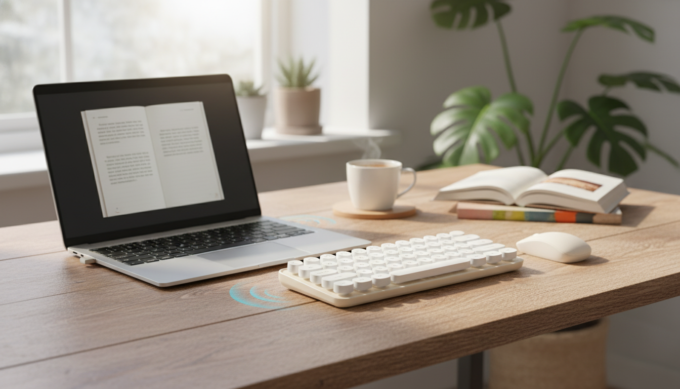 Retro 65% Wireless Keyboard & Mouse Combo (Round Keys)