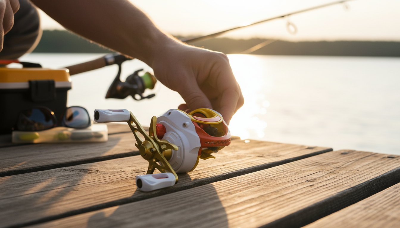 Ultra-Smooth 7.2:1 Baitcaster: Fast Control, Metal Cup