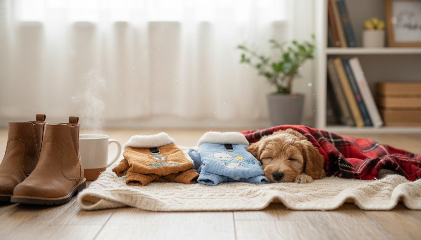 Warm Corduroy Four-Leg Dog Jacket: Fit, Care & Cold Tips