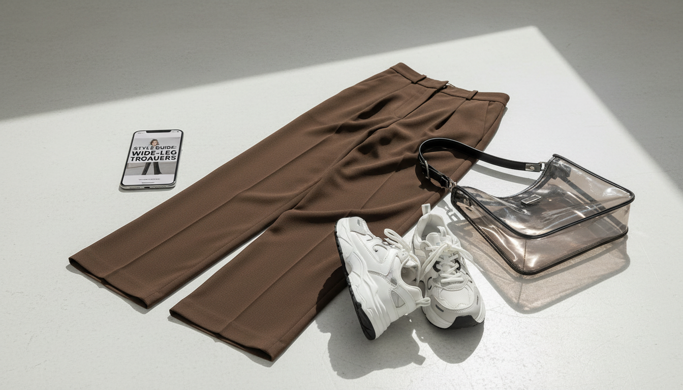 High-Waist Wide-Leg Yoga Pants With Pockets: Breathable